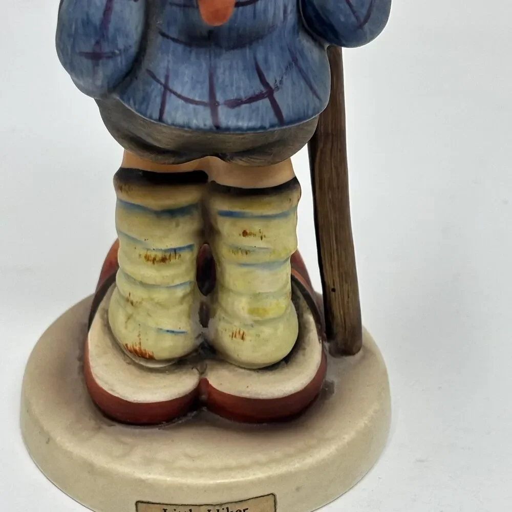 Vtg 1960 Goebel Hummel Little Hiker 16/1 Figurine West Germany Boy Walking Stick